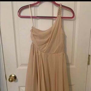 Women’s braided one- strap, flowy dress